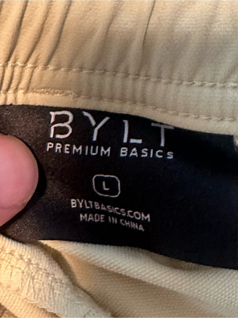 BYLT Basics Yellow Performance Drawstring Shorts - Picture 4 of 6